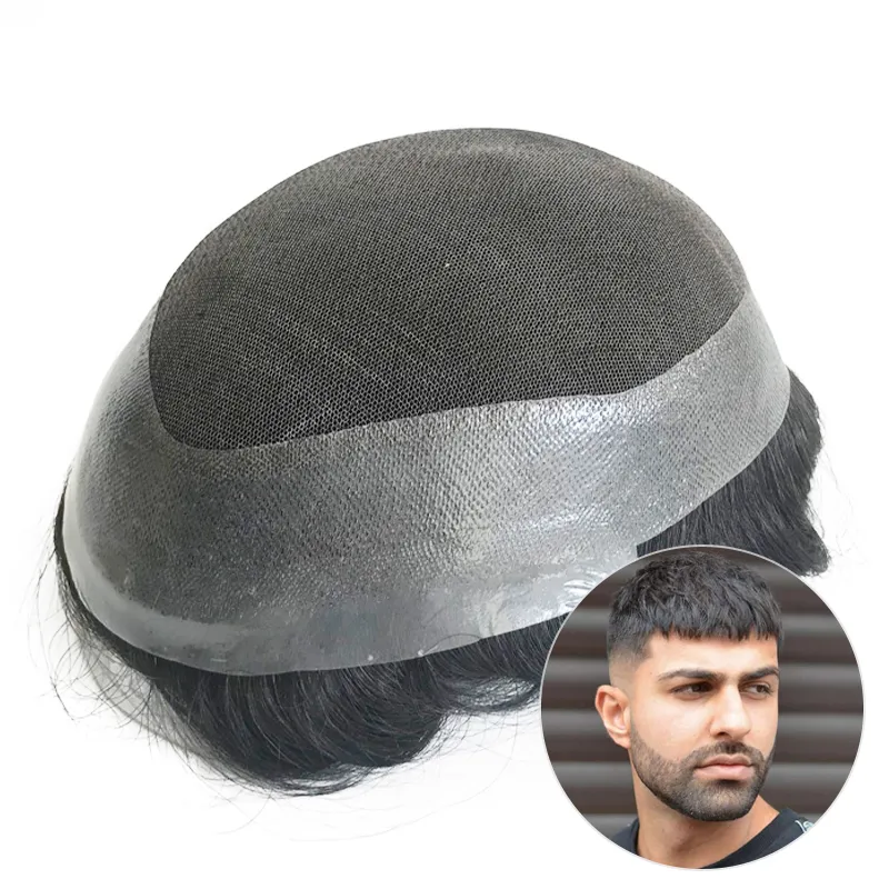  Men’s Lace Hair System With PU Perimeter Wholesale Aus