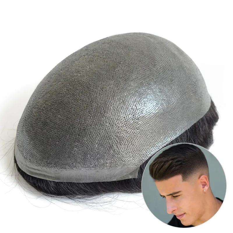 0.06 single split knots all over v-loop hairline thin skin wholesale