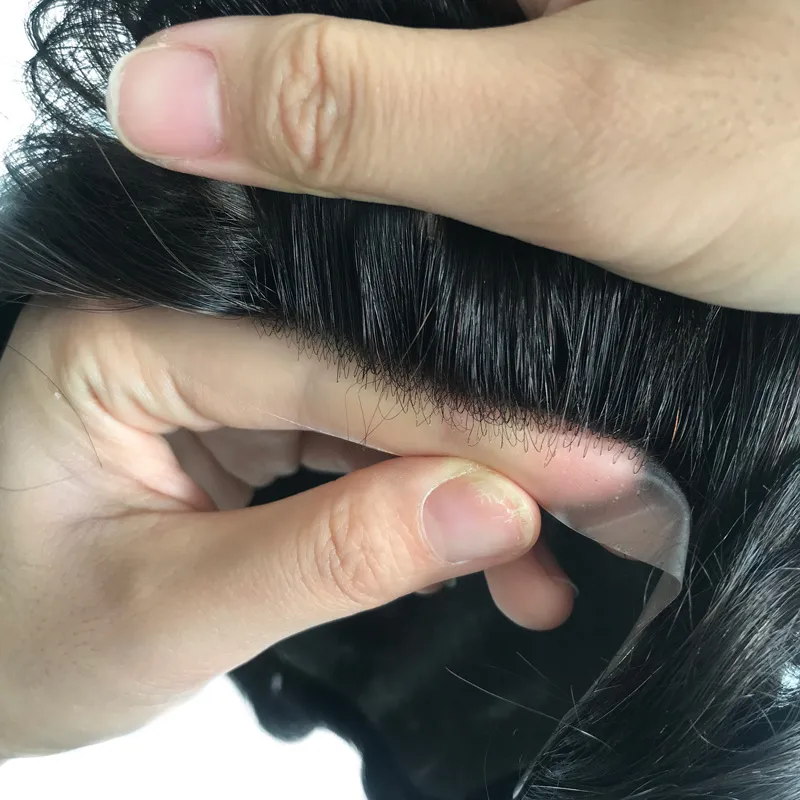 0.08mm Reverse split knot and v loop hair line wholesale 