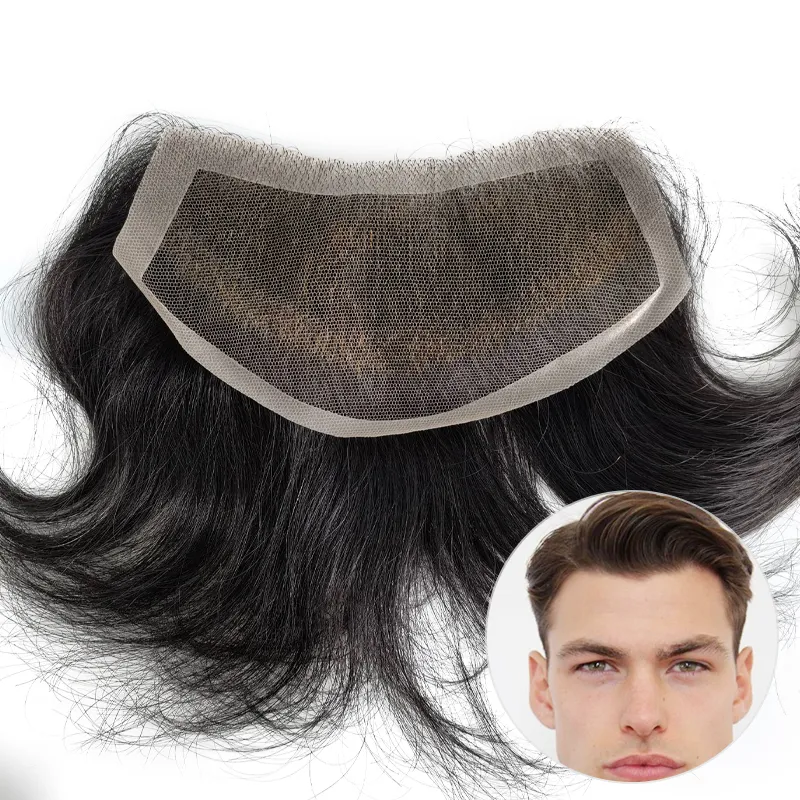 Men's Full Lace Front Hairline Replacement Men's Full Lace Front Hairline Replacement