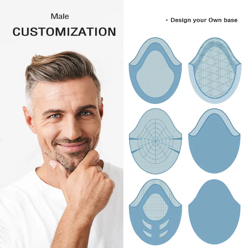 Custom Men's Hairpiece Service Custom Men's Hairpiece Service